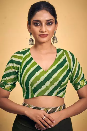 MANNEQUINE PRINTED SAREE WITH BEUTYFULL LACE