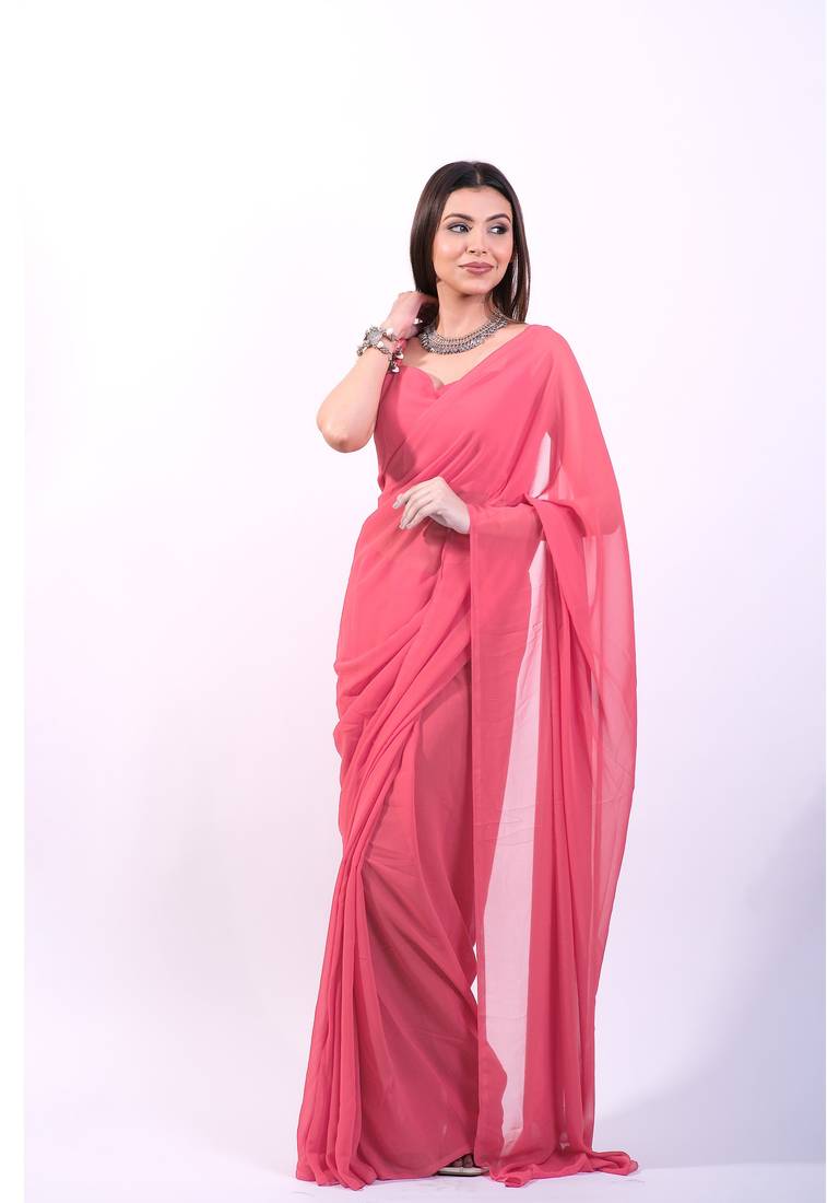Soft & Luxe Pure Georgette Saree For Effortless Style