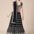 Black Sequence with Thread Zari Embroidery Georgette Lehenga Choli with Dupatta