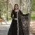 Black  Color Designer Trending  Georgette Gown-Dupatta Collection