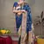 Women's Blue Paithani Silk Zari Woven Saree with Blouse