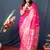 Women's Pink Paithani Silk Zari Woven Saree with Blouse