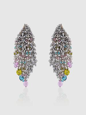 Nebula glitter earrings 2
