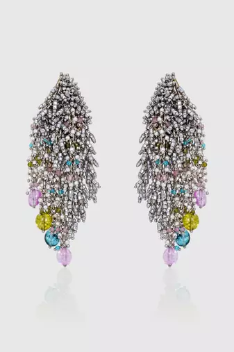 Nebula glitter earrings
