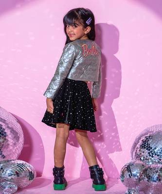 Sliver shrug and skirt with bustier co-ordinate set 3