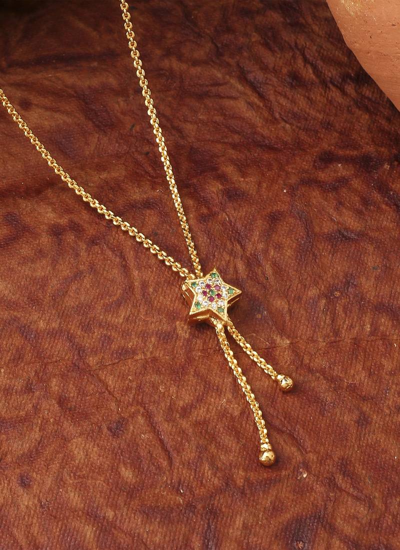 Star Shaped Multicolour Necklace
