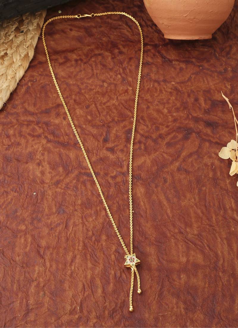 Star Shaped Multicolour Necklace