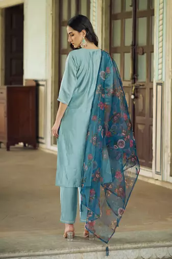  women kurta and pant sets viscose rayon fabric
