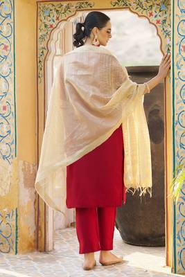  women kurta and pant sest viscose rayon 2
