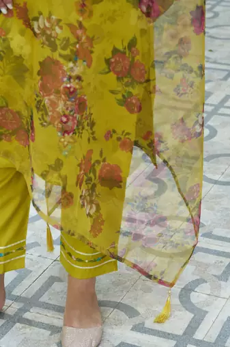  women kurta and pant sets viscose rayon fabric