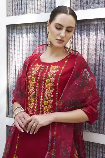  women kurta and pant sets viscose rayon fabric