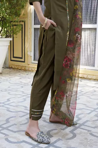  women kurta and pant sets viscose rayon fabric