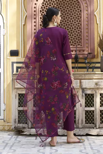  women kurta and pant sets viscose rayon fabric