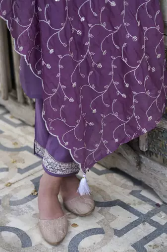  women kurta and pant sets silk blend fabric