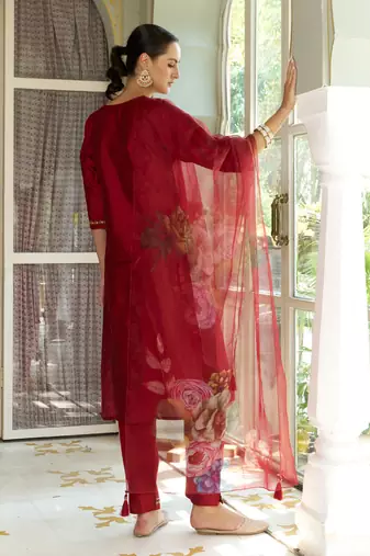  women kurta and pant sest viscose rayon