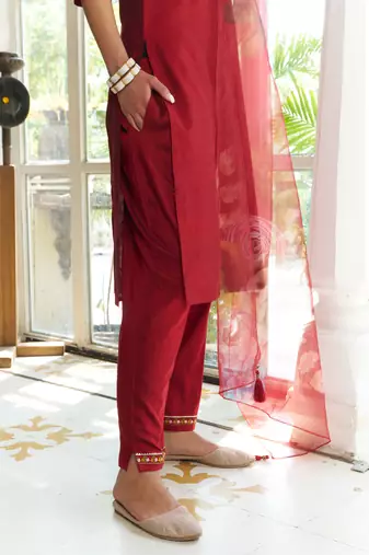  women kurta and pant sest viscose rayon