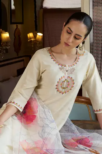  women kurta and pant sest viscose rayon