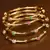 Gold Plated Ruby and Emerald Embellished Designer Bangles BD695