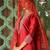 maroon embroidered poly silk styles women's kurta trousers with dupatta