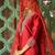 maroon embroidered poly silk styles women's kurta trousers with dupatta