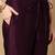 magenta embroidered silk blend styles women's kurta trousers with dupatta