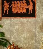  SOWPEACE Handcrafted Terracotta Tribal Wall Art - Elegant Home Decor Piece