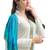 White Embroidered Lakda Jacquard  salwar with dupatta