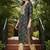 women black viscose rayon bandhani embroidered straight kurta