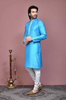 Firoza woven art silk kurta pajama 2