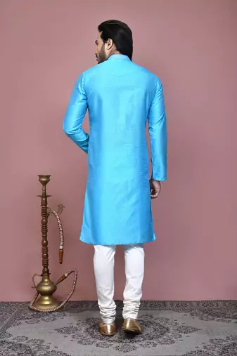 Firoza woven art silk kurta pajama