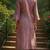 women grey cotton ethnic motifs printed straight kurta