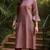 women grey cotton ethnic motifs printed straight kurta