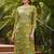 women olive viscose rayon quirky embroidered straight kurta