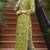 women olive viscose rayon quirky embroidered straight kurta
