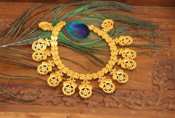 Designer matte finish cz peacock neckace 3