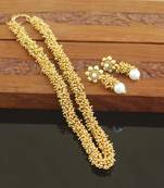 Designer gold plated necklace set