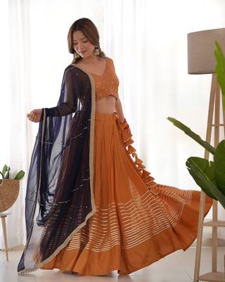 Dandelion Mustard Lehenga Set 1