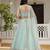 Mint Green Georgette Sequins Work Lehenga