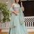 Mint Green Georgette Sequins Work Lehenga