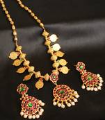 Beautiful antique traditional handmade coin neckalace set DJ00286