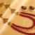 Beautiful Side Pendant Ruby Temple Necklace Set 