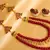 Beautiful Side Pendant Ruby Temple Necklace Set 