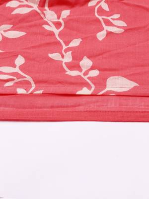 women's calf length round neck peach solid straight kurta 5