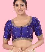 Padded Mulbury Silk Square Neck Blouse