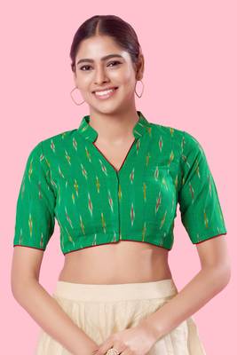 Multicolour Cotton Printed Readymade Blouse 1