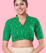 Multicolour Cotton Printed Readymade Blouse