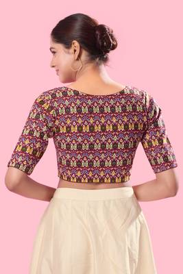 Padded Cotton V Neck Blouse 3