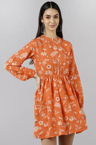 floral printed dress