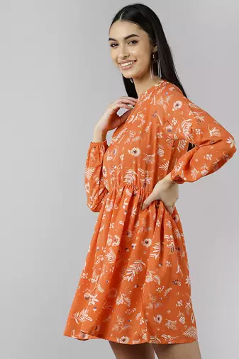 floral printed dress