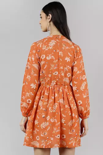 floral printed dress